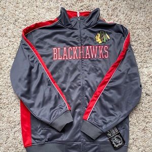 NWT Blackhawks track jacket